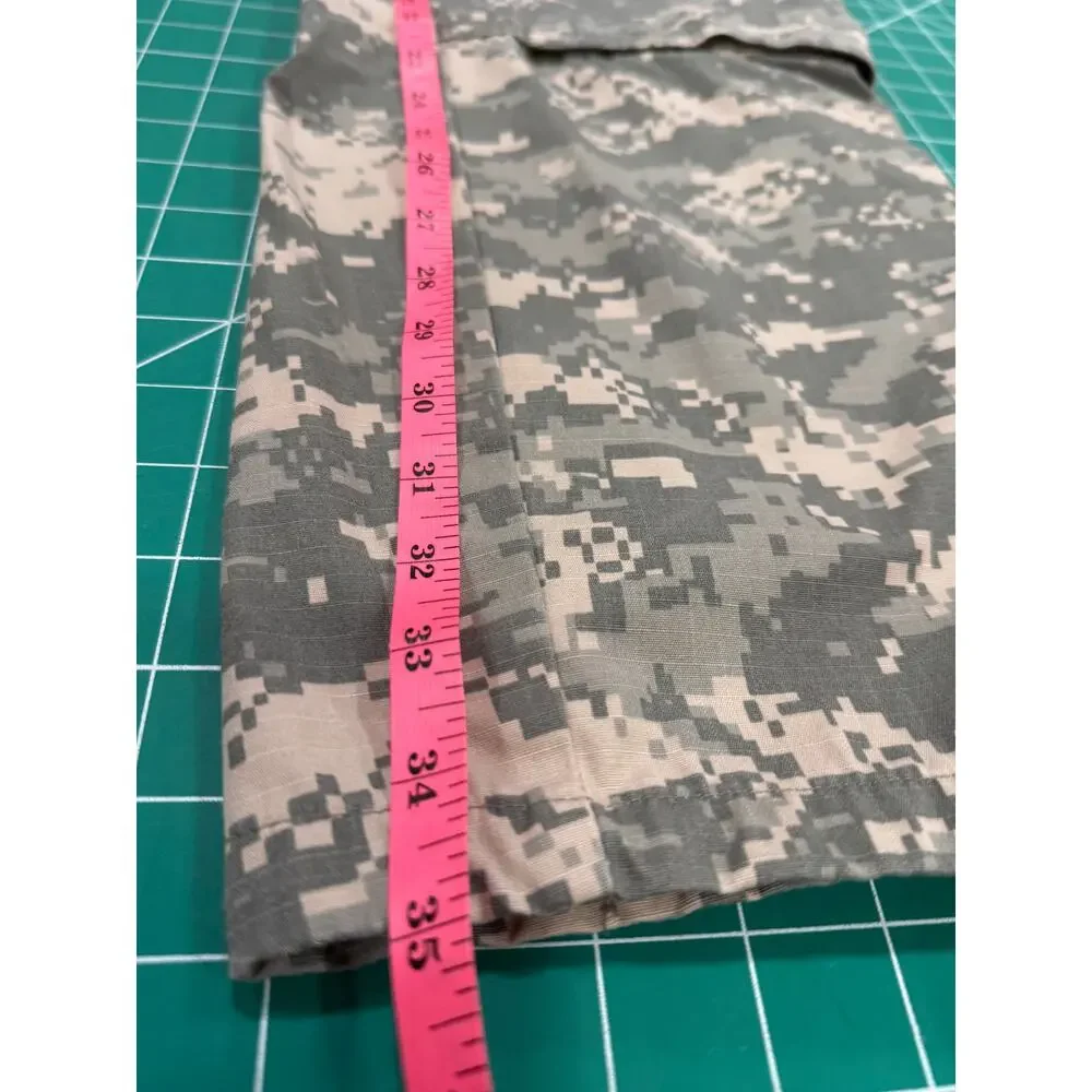 US Army ACU UCP Digital Camo Cargo Pants Medium X-Long Military Combat Gorpcore